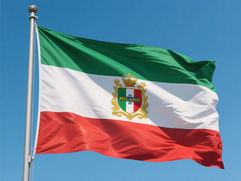米兰的国旗长什么样？