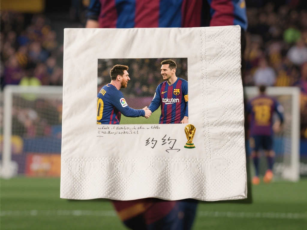 惊!梅西与巴萨历史性“餐纸巾合同”即将拍卖,起拍价高达273万 惊!梅西与巴萨历史性“餐纸巾合同”即将拍卖,起拍价高达273万